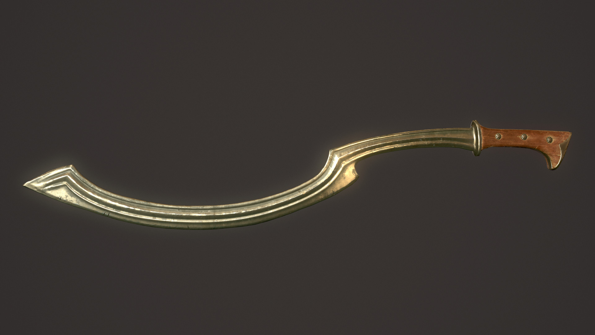 上图:牛腿刀(Khopesh)是中王国和新王国时期埃及军队的标志性装备,也是约书亚带领以色列人与亚玛力人争战、征服迦南时也使用这种刀。牛腿刀的形状像牛腿,适合劈砍,主前2500-1300年在埃及和迦南地流行,早期用青铜制作,后期用铁制作。